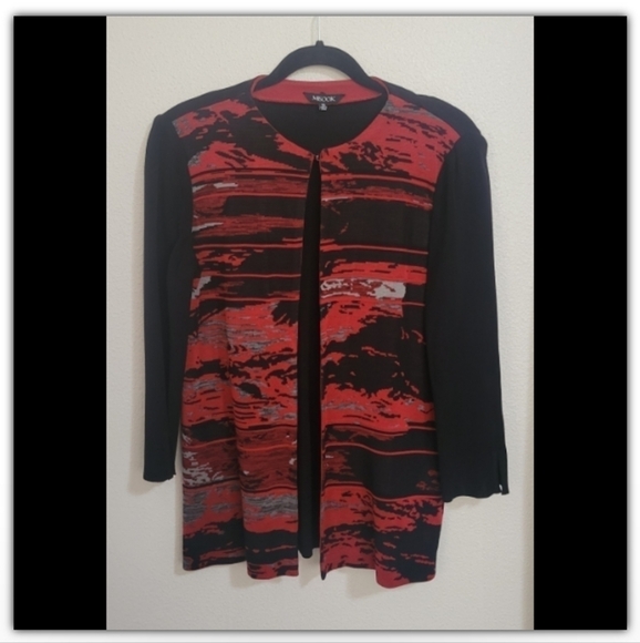 Misook sweater with hook and eye closure size xs - Picture 4 of 12